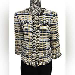 St. John Zip Up Jacket Sz 12